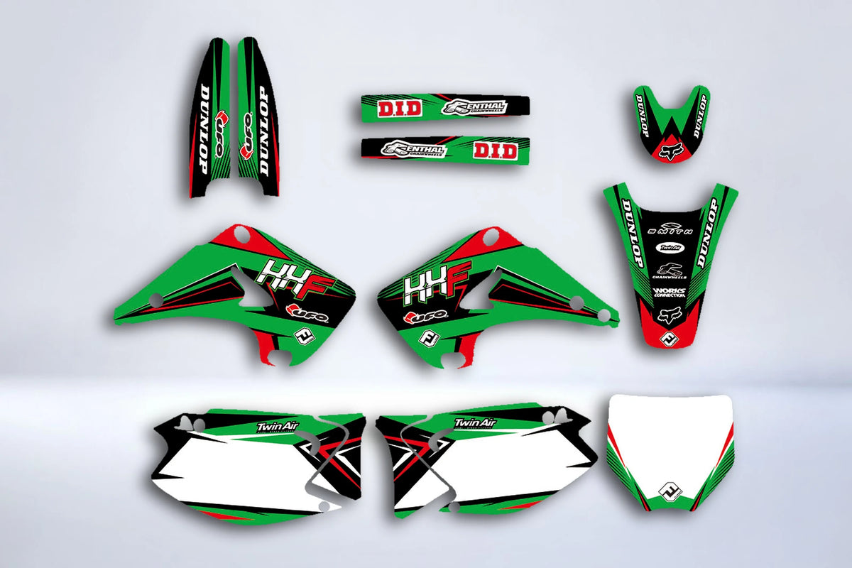 Graphics kit KAWASAKI KX 125-250 2003-2012 - HHF