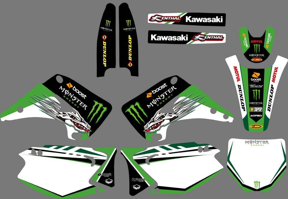 Kit Déco KAWASAKI KX 125-250 2003-2012 MONSTER #3