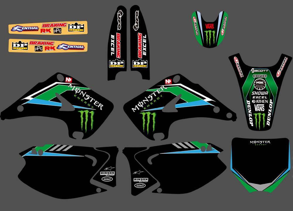 Kit Déco KAWASAKI KX 125-250 2003-2012 MONSTER #4