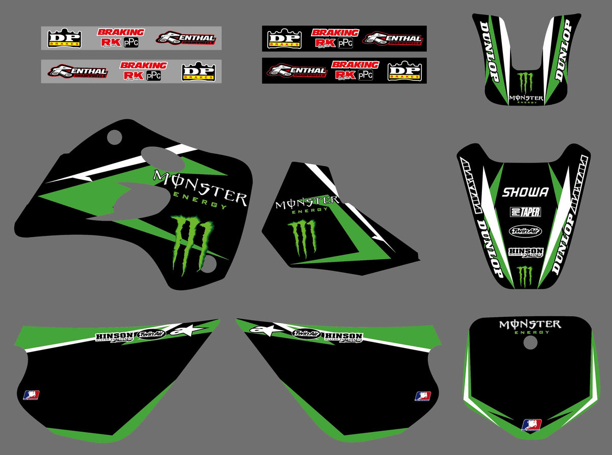 Kit Déco KAWASAKI KX 80 1994-1997 - MONSTER #3