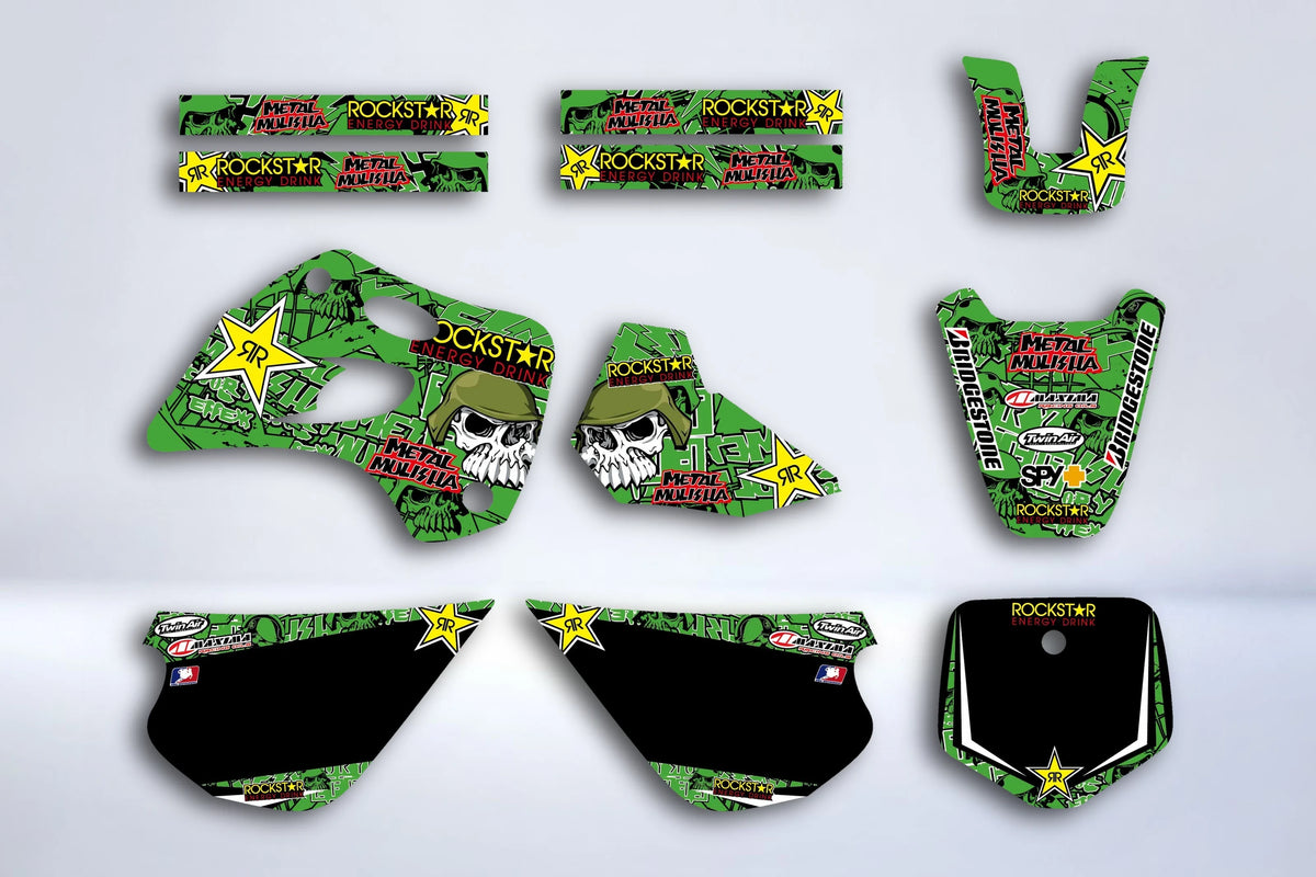 graphics kit KAWASAKI KX 80 1994-1997 - ROCKSTAR