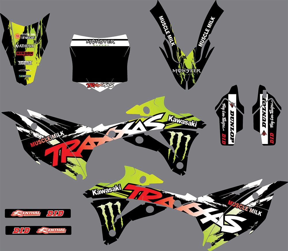 Kit Déco KAWASAKI KX 85-100 2014-2021 - TRAXXAS