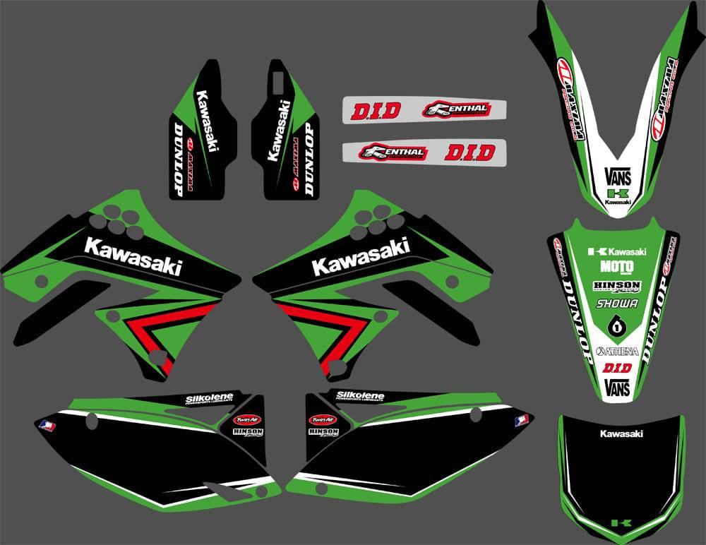 Kit Déco KAWASAKI KXF 250 2009-2012 FACTORY