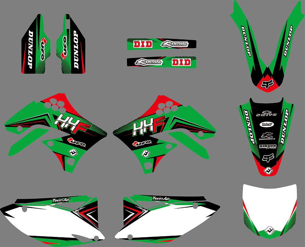 Kit Déco KAWASAKI KXF 250 2009-2012 HHF