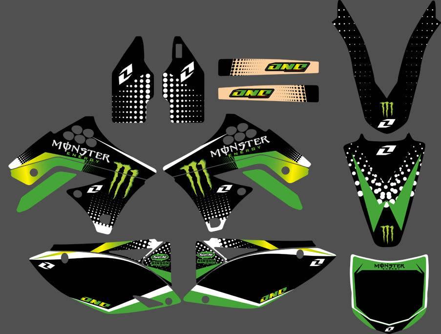 Kit Déco KAWASAKI KXF 250 2009-2012 - MONSTER #3