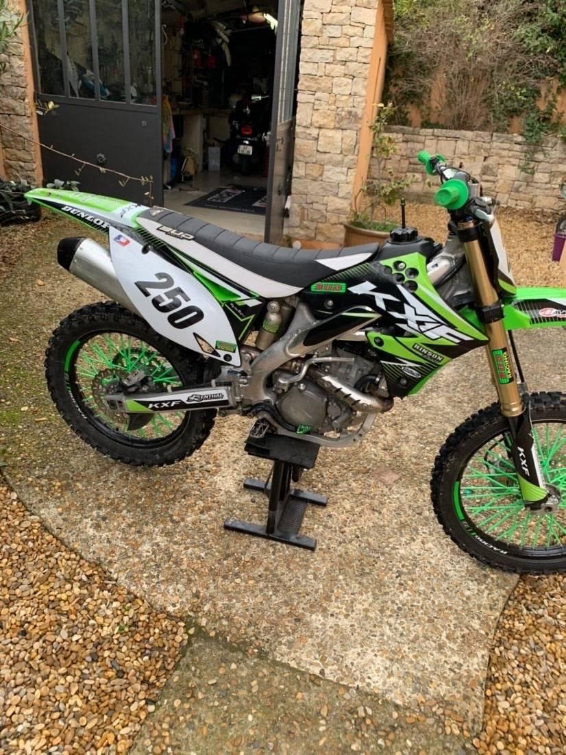 Kit Déco KAWASAKI KXF 250 2009-2012 ORIGINE
