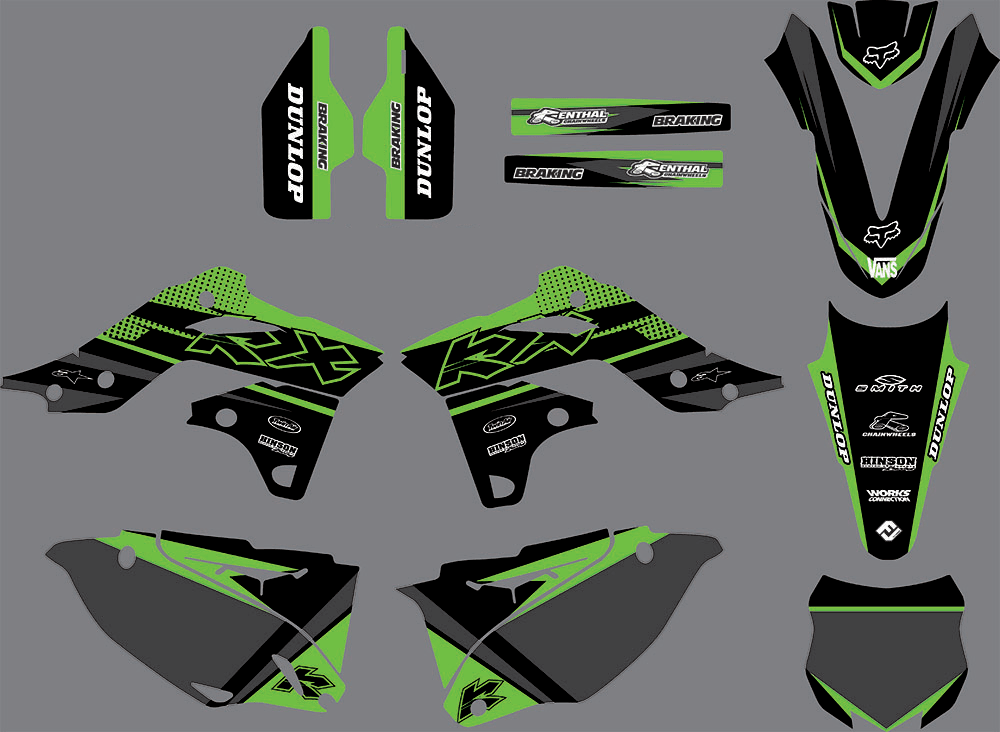 Kit Déco KAWASAKI KXF 250 2013-2016 FACTORY #2