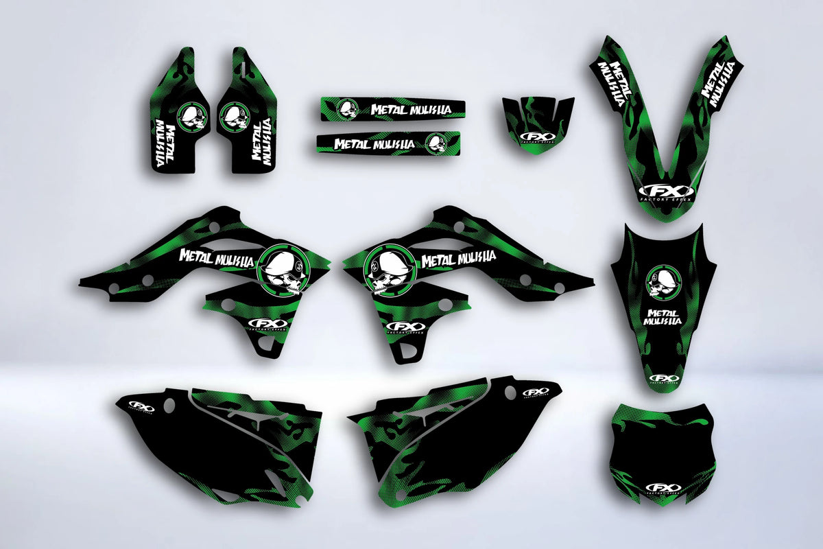 kit gráfico KAWASAKI KXF 250 2013-2016 METAL MULISHA