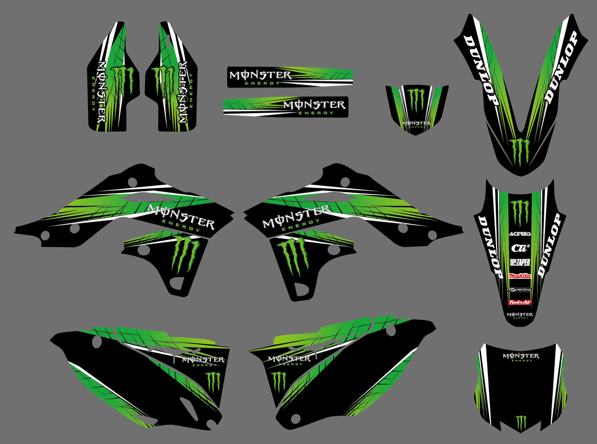 Kit Déco KAWASAKI KXF 250 2013-2016 MONSTER