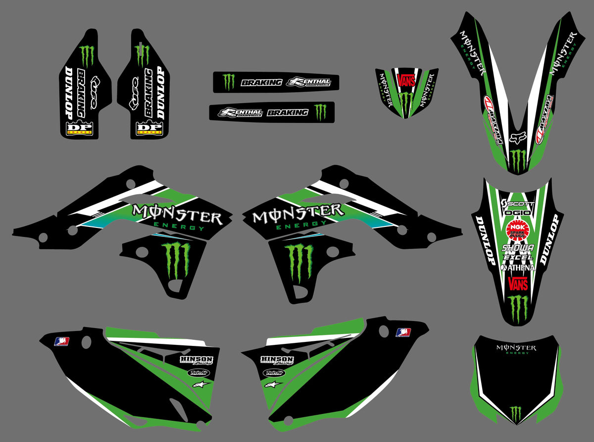 Kit Déco KAWASAKI KXF 250 2013-2016 MONSTER #4