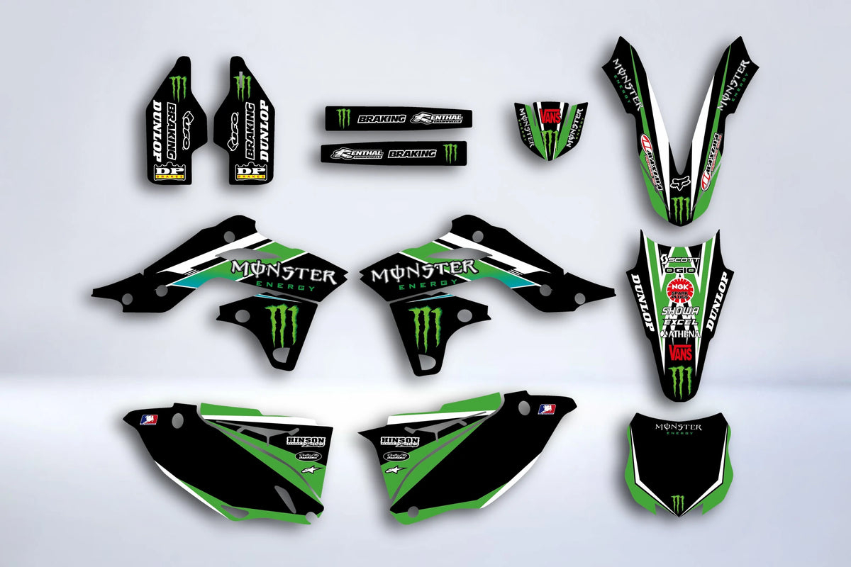 KAWASAKI KXF 250 2013-2016 graphics kit MONSTER #4