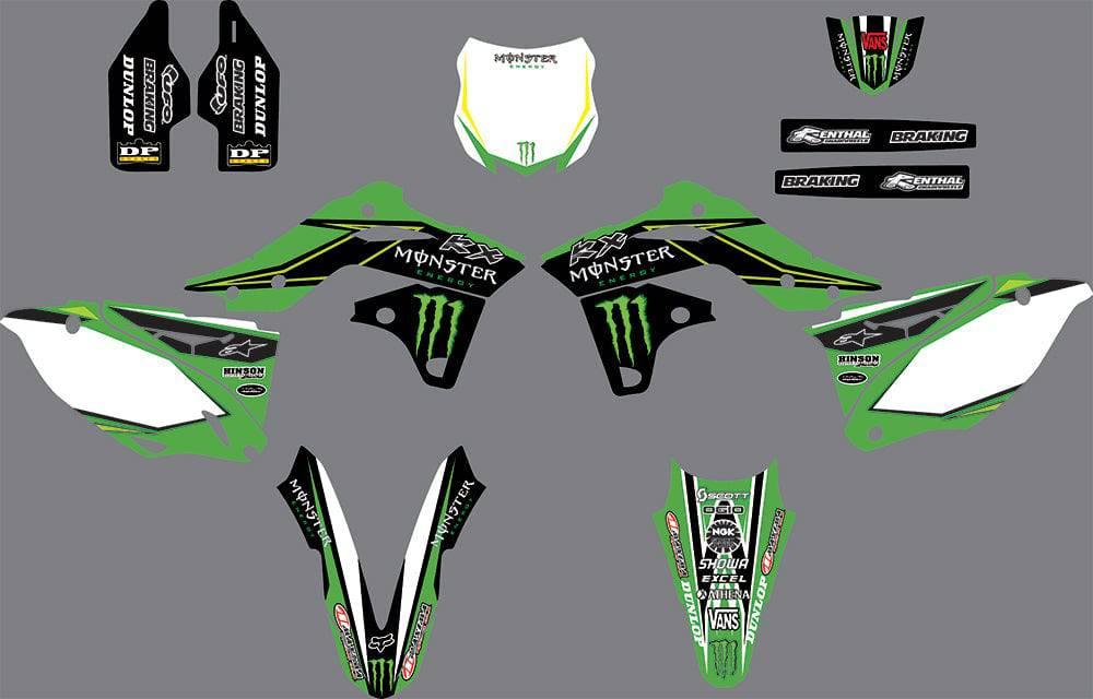Kit Déco KAWASAKI KXF 250 2013-2016 MONSTER #6