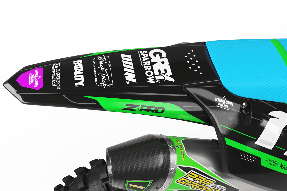 Kit Déco Kawasaki KXF 250 2021-2024 & KXF 450 2019-2023 - COLORFUL