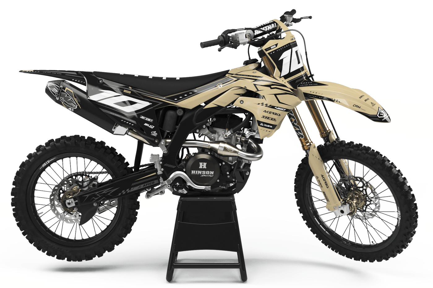 Kit Déco Kawasaki KXF 250 2021-2024 & KXF 450 2019-2023 - REPLICA