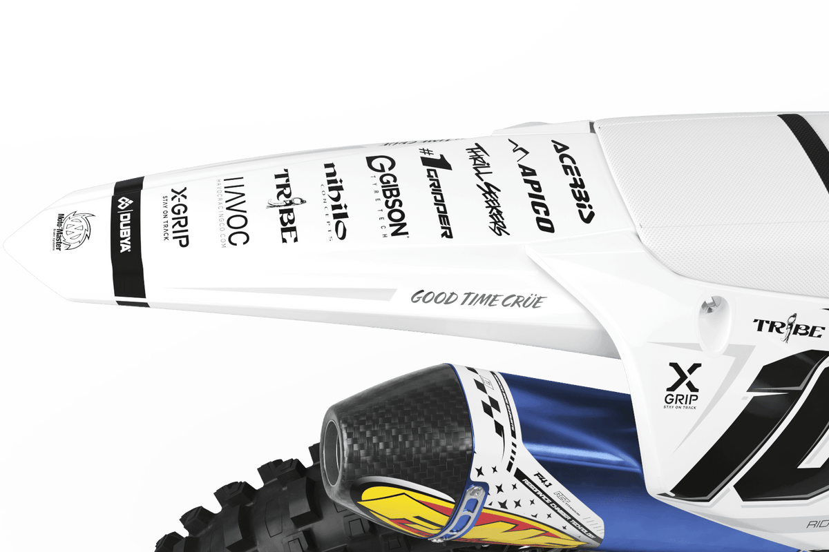Kit Déco Kawasaki KXF 250 2021-2024 & KXF 450 2019-2023 - ZEBRA V2