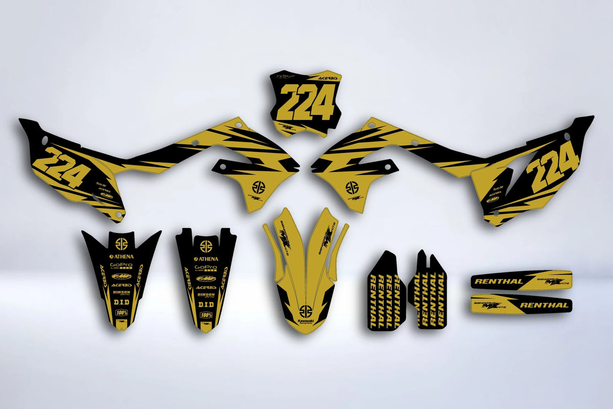 Kit Déco Kawasaki KXF 250 2021-2024 & KXF 450 2019-2023 - Zorvex