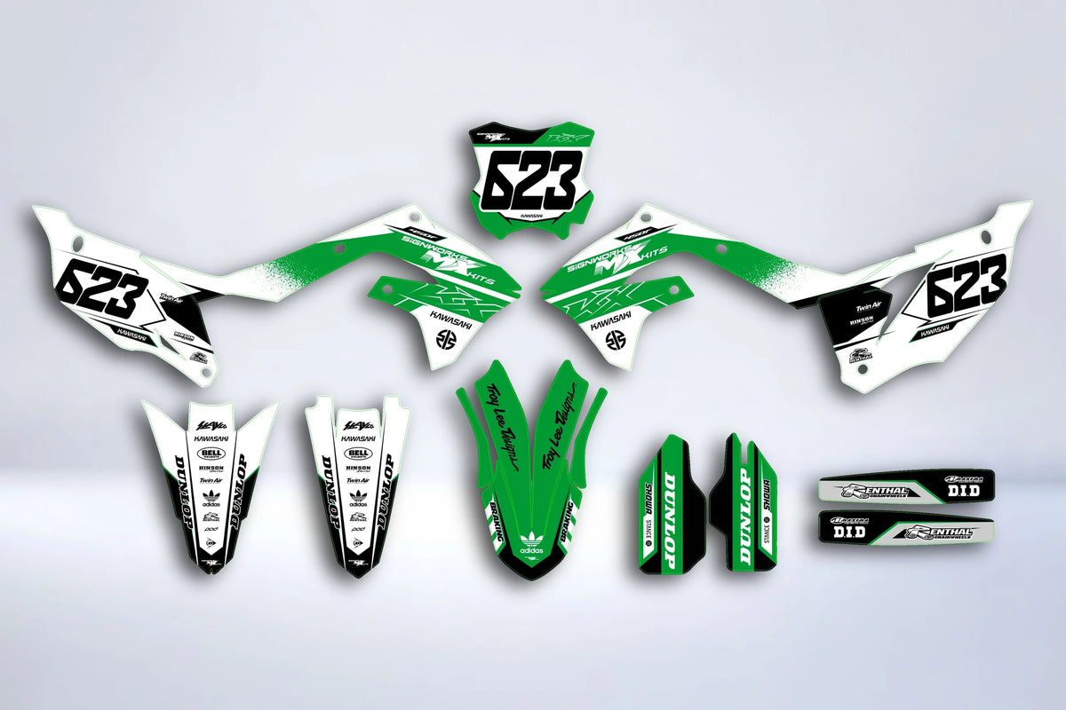 Kit Déco Kawasaki KXF 250 2021-2024 & KXF 450 2019-2023 - Zyndox