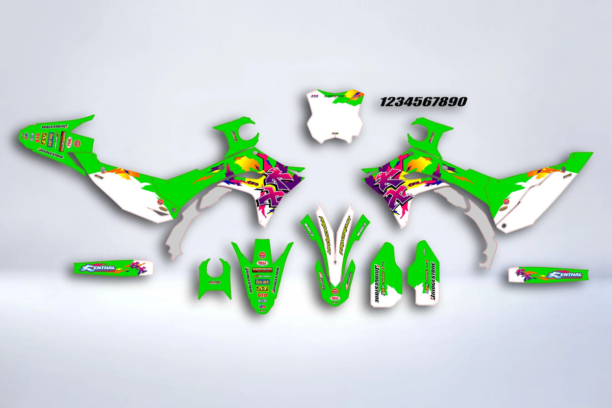kit grafiche KAWASAKI KXF 250 2025 & KXF 450 2024-2025 - VEXTOR