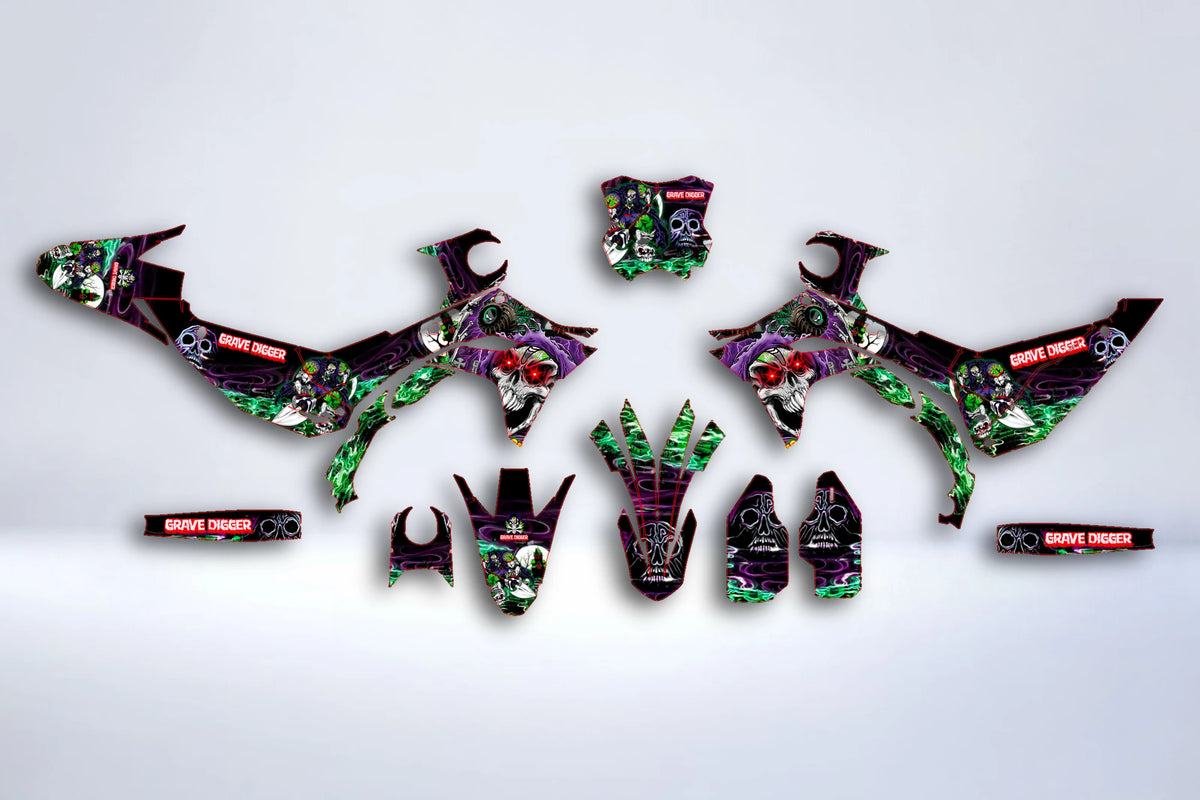 graphics kit KAWASAKI KXF 250 2025 & KXF 450 2024-2025 - VOLTRIX