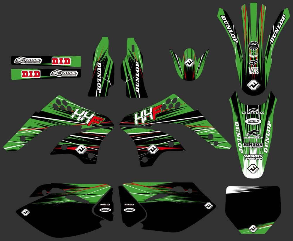 Dekor-Kit KAWASAKI KXF 450 2006-2008 HHF