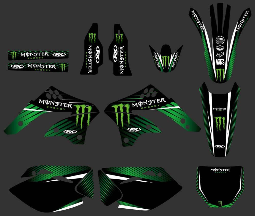 Kit Déco KAWASAKI KXF 450 2006-2008 MONSTER #2