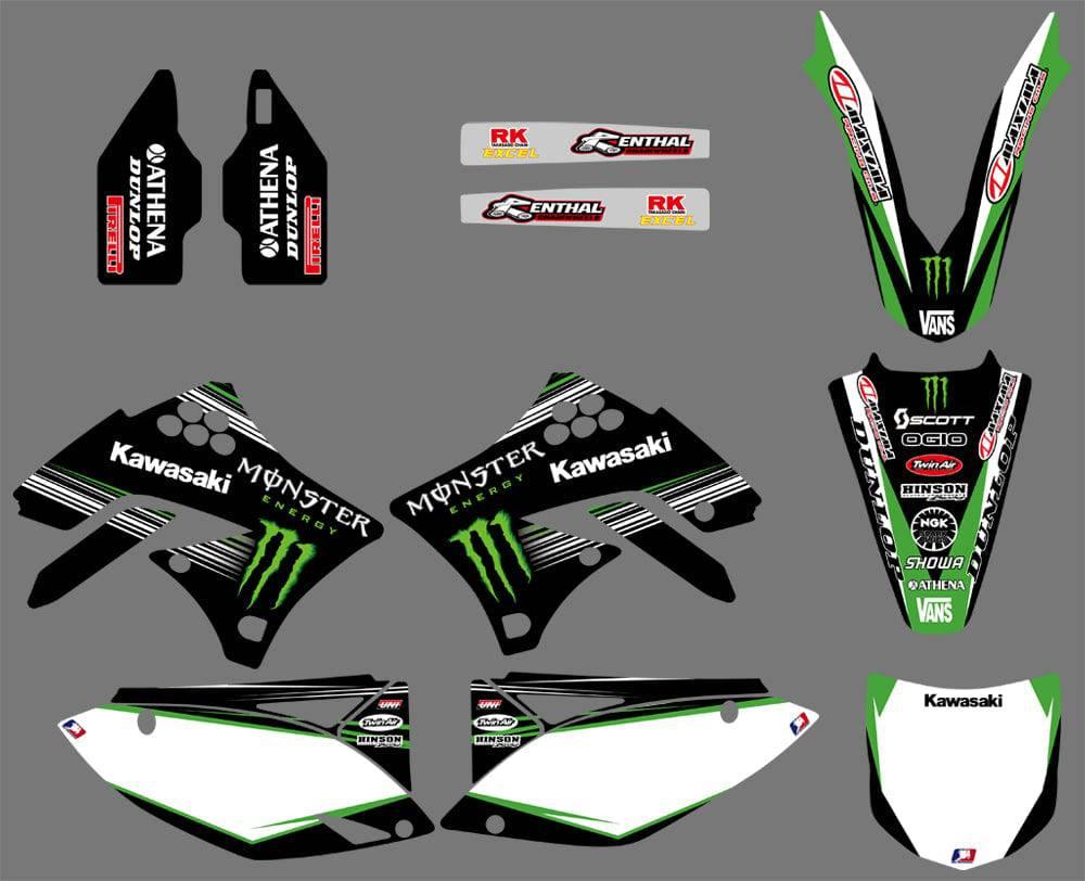 Kit Deco KAWASAKI KXF 450 2009-2011 MONSTER #3