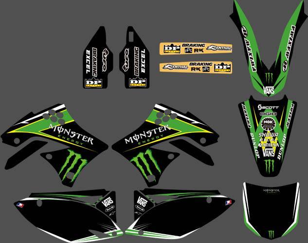 Kit Deco KAWASAKI KXF 450 2009-2011 MONSTER #4
