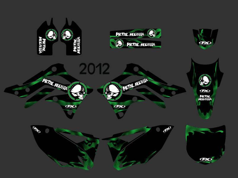 Dekor-Kit KAWASAKI KXF 450 2012-2013 METAL MULISHA