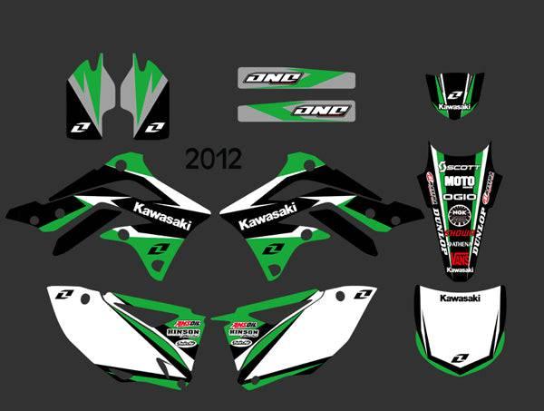 Kit Deco KAWASAKI KXF 450 2012-2013 - ORIGINE