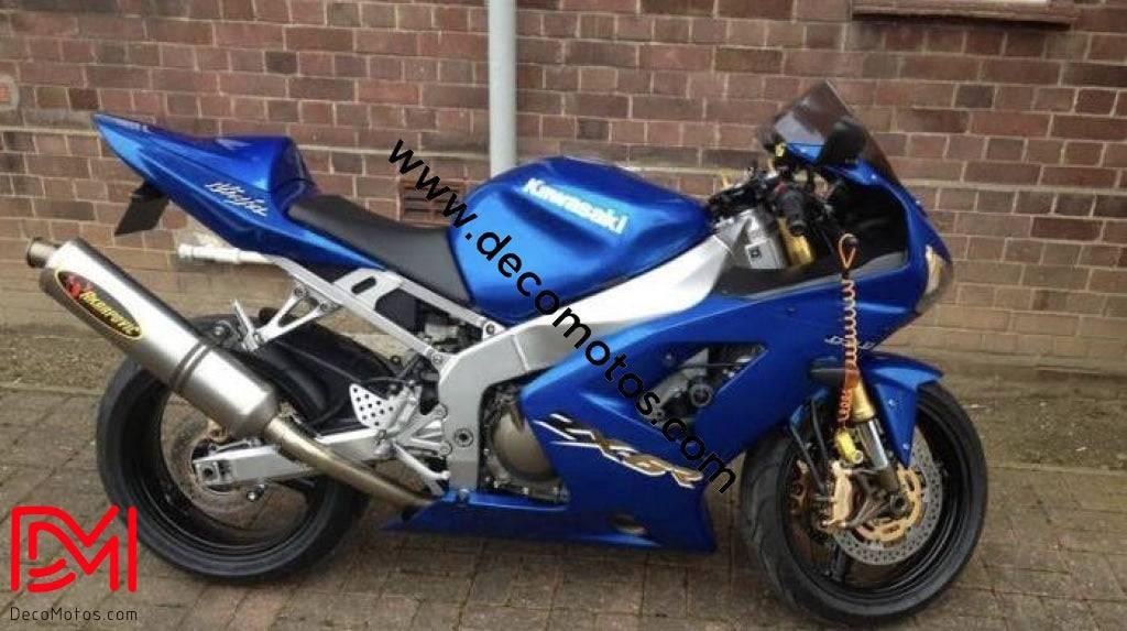 Kit déco Kawasaki NINJA ZX-6R 2005 - BLUE