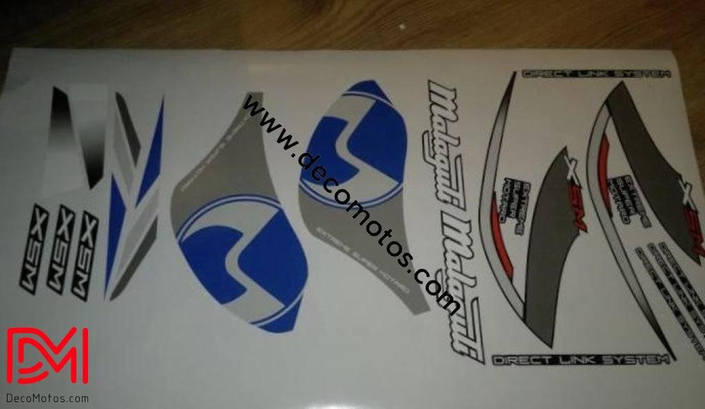 graphics kit MALAGUTI XSM BLUE