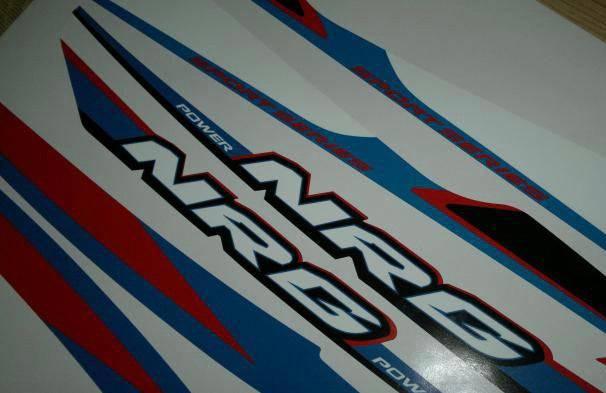 Dekor-Kit Piaggio NRG Blue red