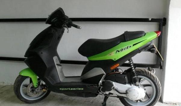 Dekor-Kit Piaggio NRG Grün