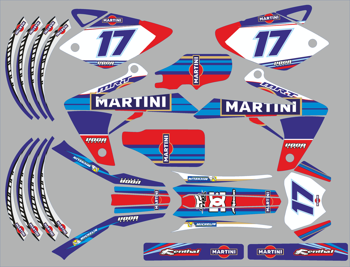 Kit Dekor RIEJU MRT 2009-2021 - MARTINI