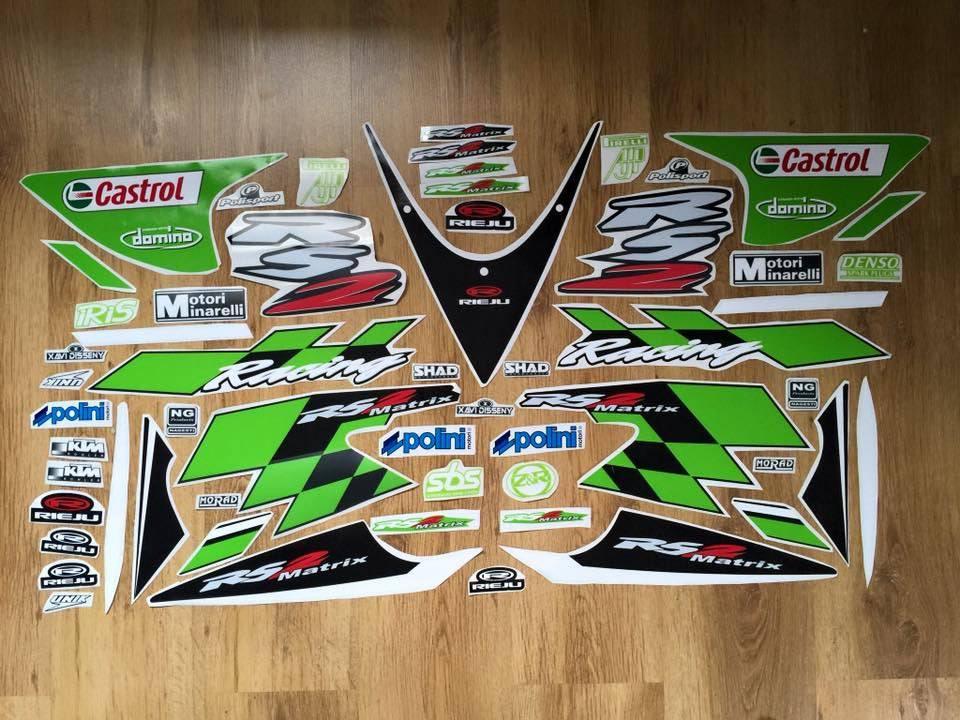 kit grafiche RIEJU RS2 GREEN ORIGINE