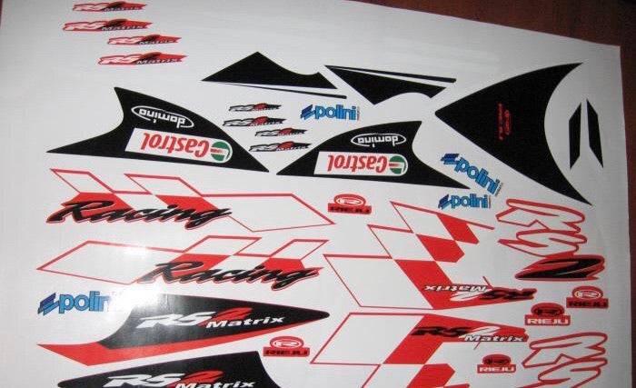 kit gráfico RIEJU RS2 RED ORIGINE