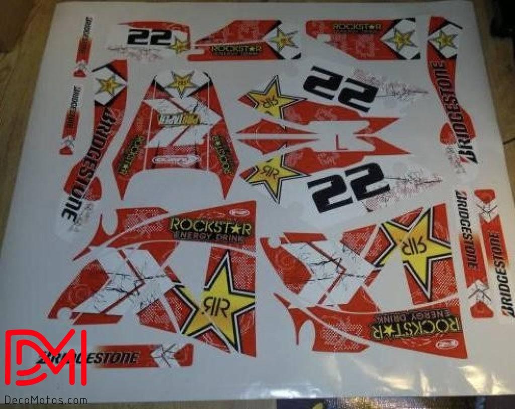 RIEJU SMX / MRX Decal Kit - Red Rockstar