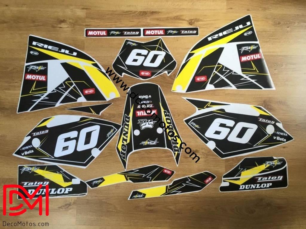 Graphics kit RIEJU SMX / MRX - YELLOW