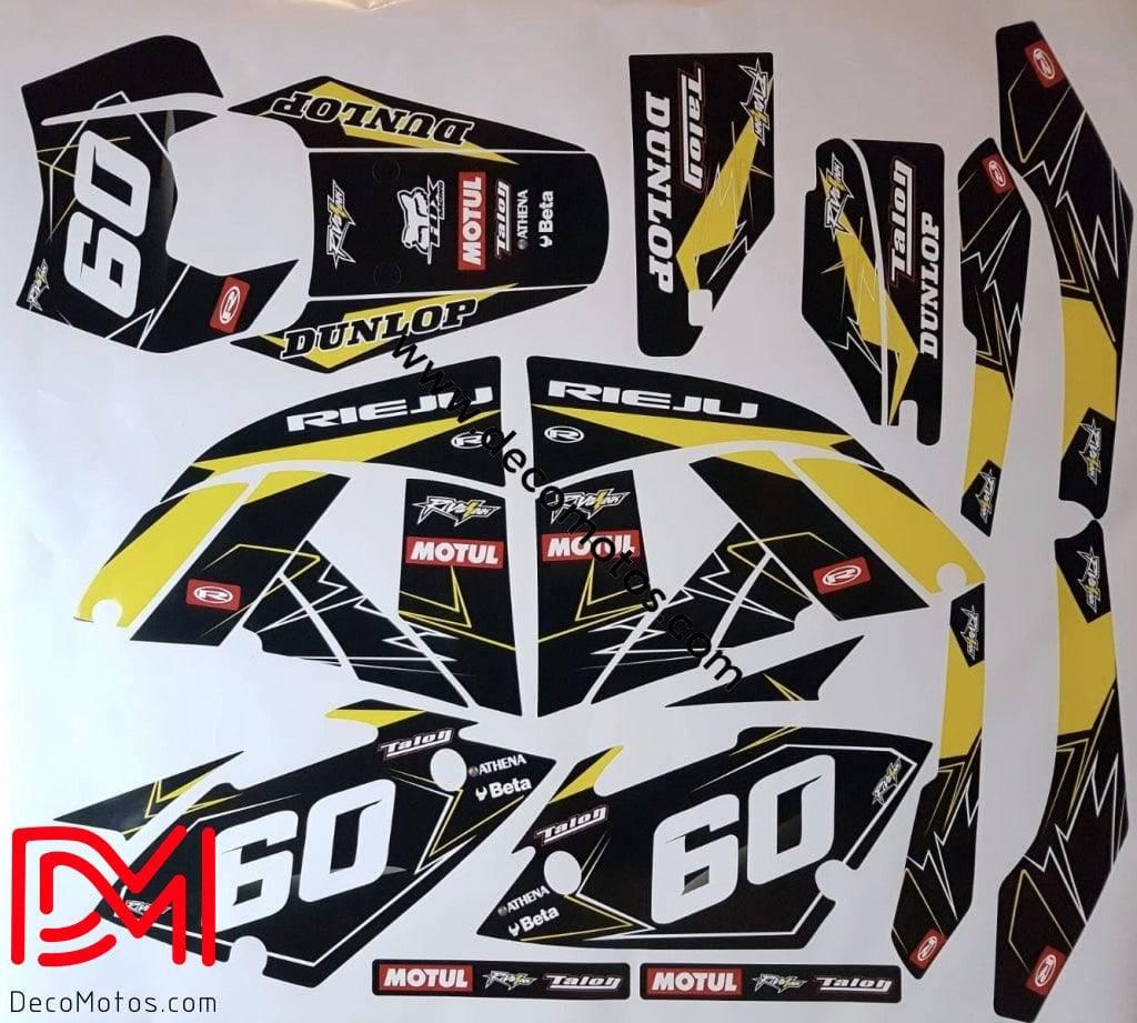 Graphics kit RIEJU SMX / MRX - YELLOW