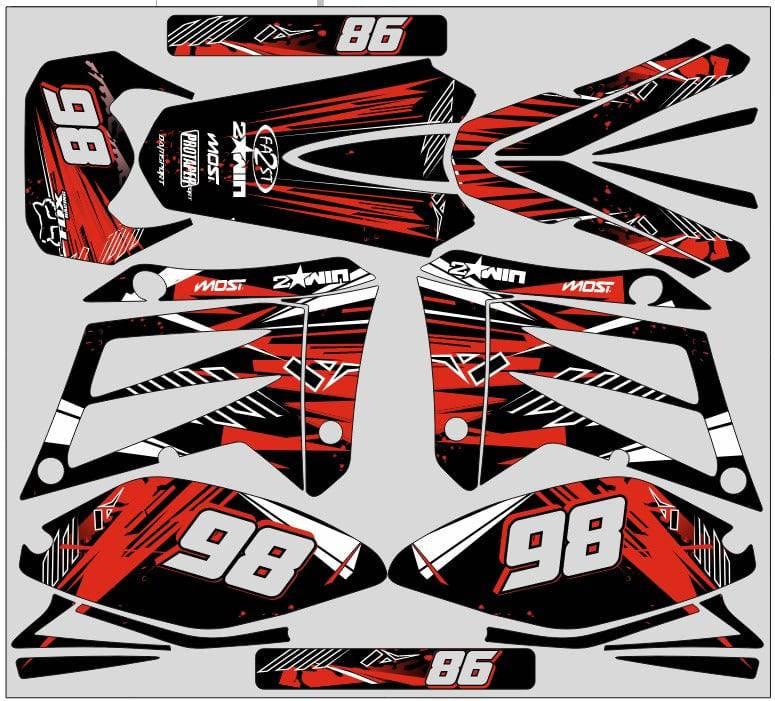Kit Déco SHERCO HRD 50cc 2006-2012 - RED