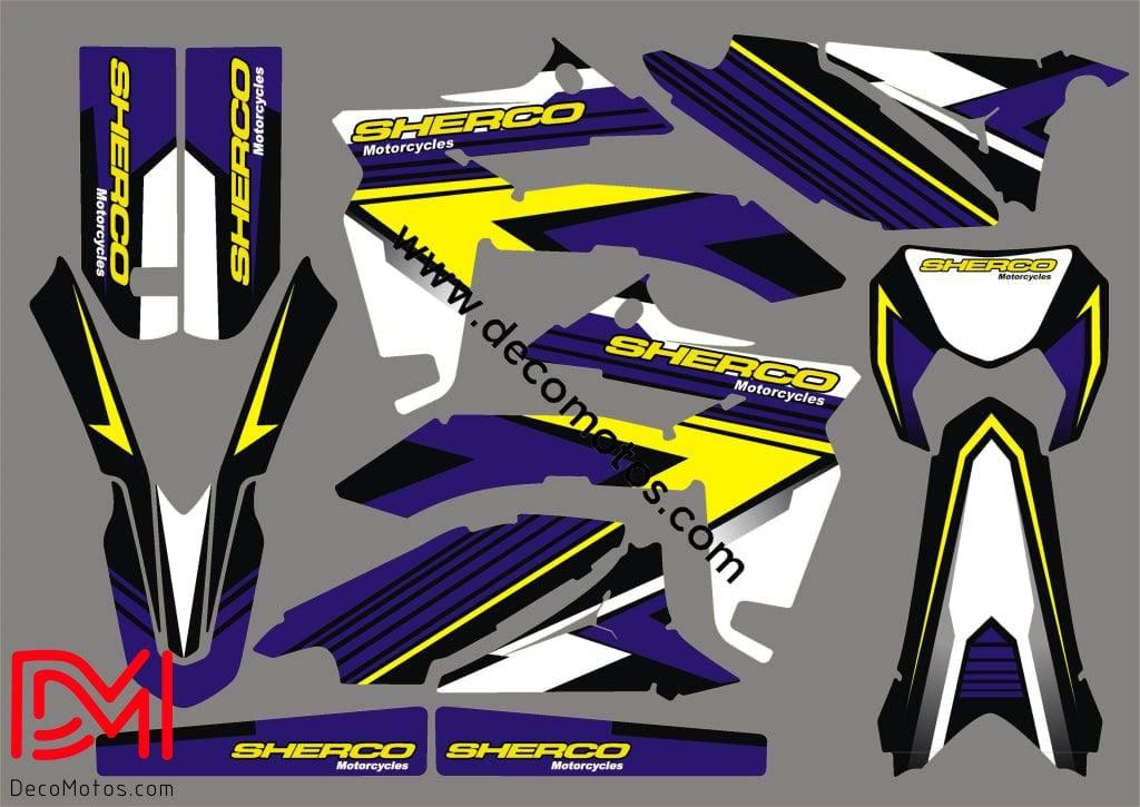 kit gráfico SHERCO SE-R SM-R 50cc ORIGINE