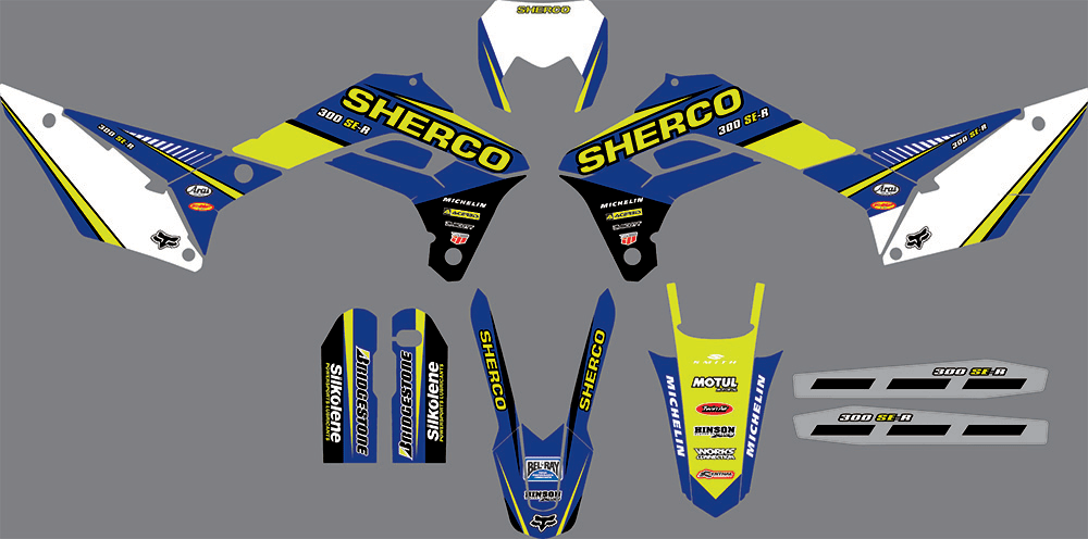 Graphics kit Sherco SE SEF 2017-2024 - ORIGINAL