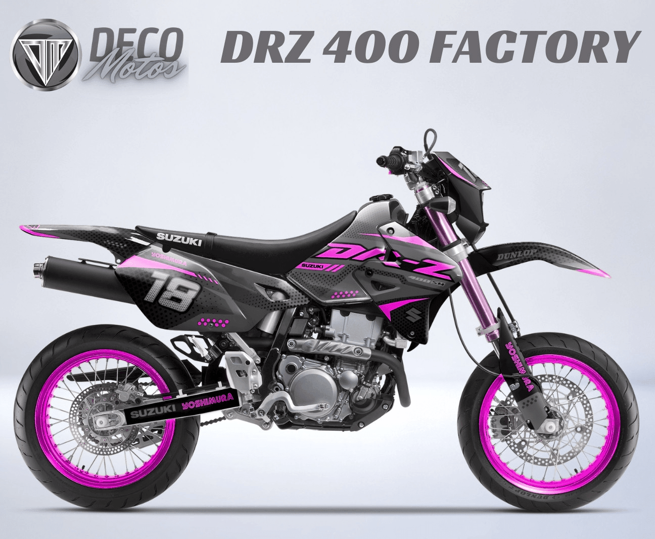 SUZUKI DRZ 400 Factory decoration kit - Main Image