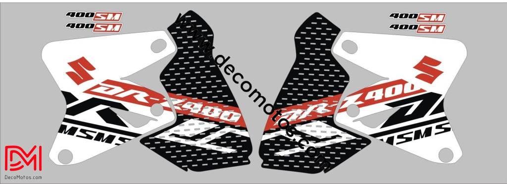 kit grafiche SUZUKI DRZ 400 ORIGINE 2019 - ROSSO