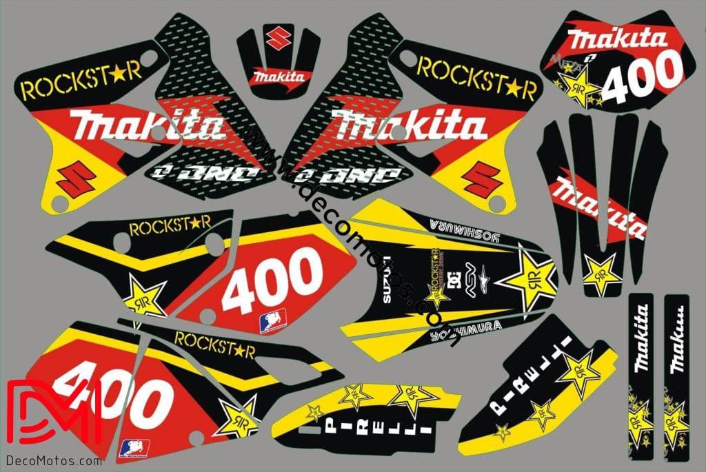 kit grafiche SUZUKI DRZ 400 - ROCKSTAR  #3