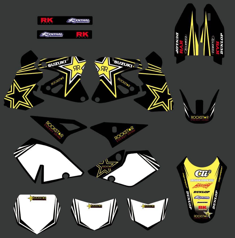 kit grafiche SUZUKI DRZ 400 - ROCKSTAR #4