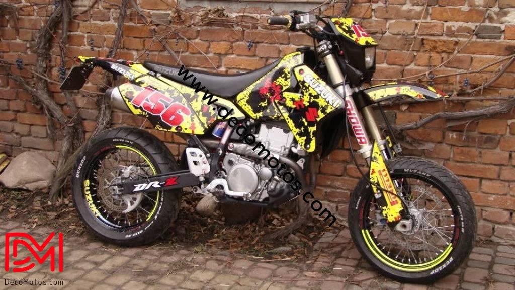 kit grafiche SUZUKI DRZ 400 - YELLOW