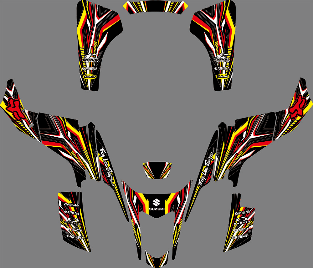 graphics kit SUZUKI LTZ 400 2003-2008 FOX (carburetor model)