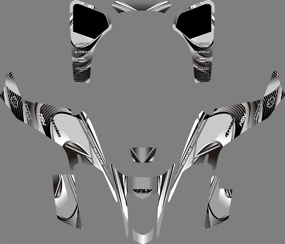 Kit Déco SUZUKI LTZ 400 2003-2008 GREY (modèle carburateur)