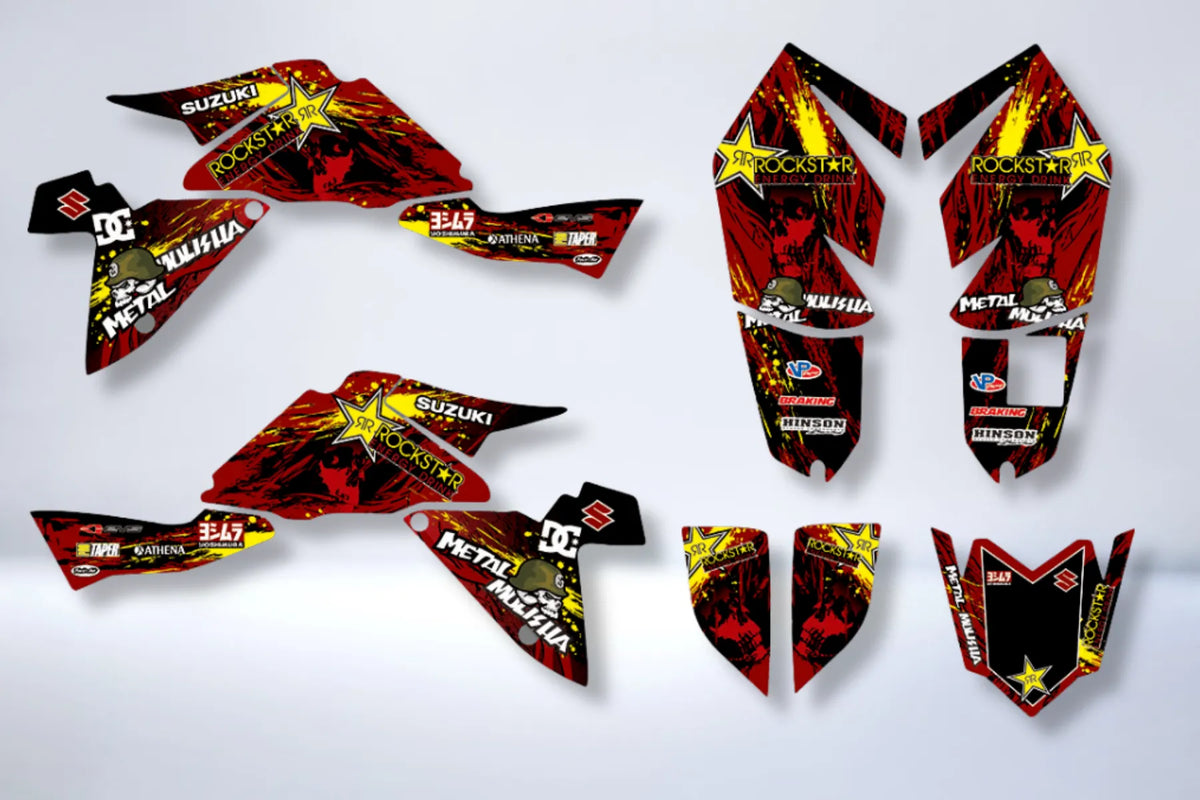 Kit Déco SUZUKI LTZ 400 2009-2015 (modèle injection) - ROCKSTAR RED